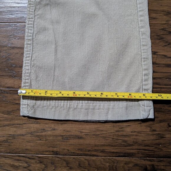 Jacob wide leg low rise Y2K cords pants tan size 1 - Picture 7 of 14